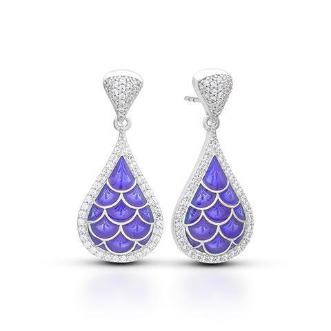 Belle Etoile Marina Earrings - Purple