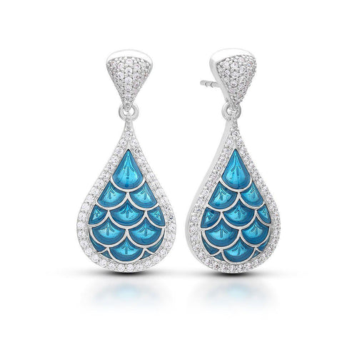 Belle Etoile Marina Earrings - Sea-Blue