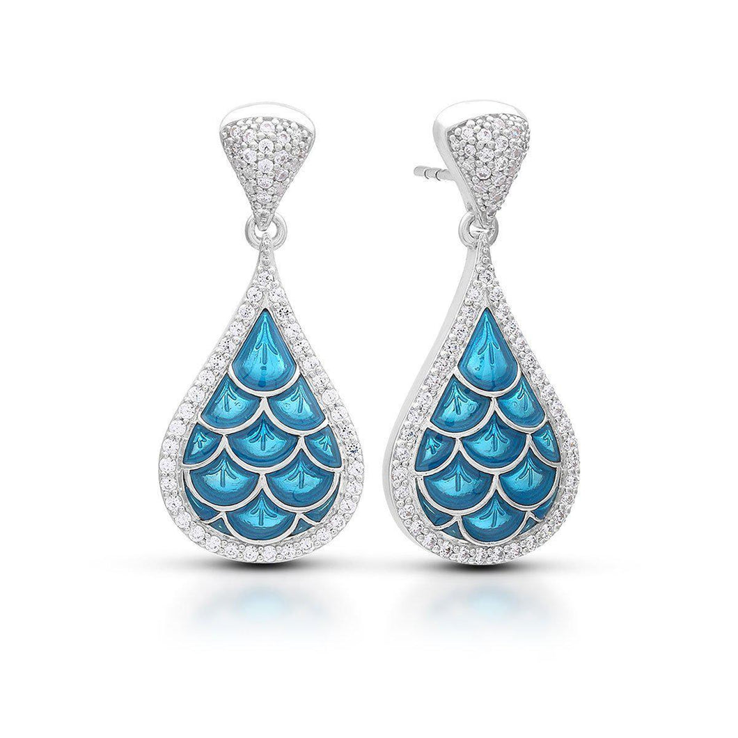 Belle Etoile Marina Earrings - Sea-Blue
