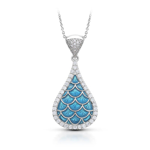 Belle Etoile Marina Pendant - Sea-Blue