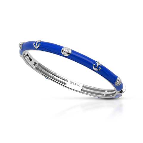 Load image into Gallery viewer, Belle Etoile Maritime Bangle - Blue
