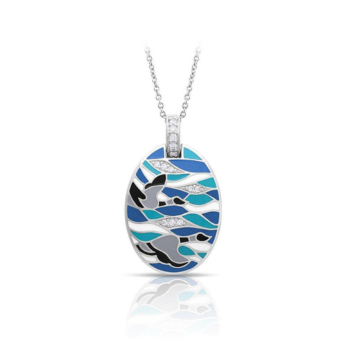 Belle Etoile Migration Pendant - Blue & Grey