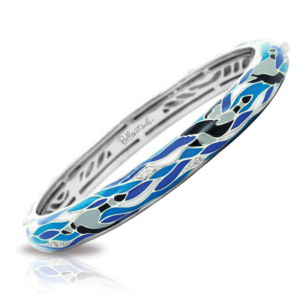 Load image into Gallery viewer, Belle Etoile Migration Bangle - Blue &amp; Grey
