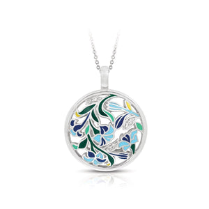 Belle Etoile Morning Glory Pendant - Blue