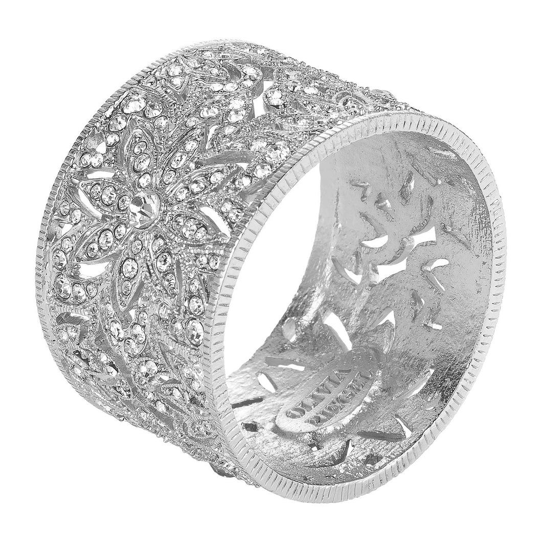 Olivia Riegel Silver Windsor Napkin Ring Set of 4