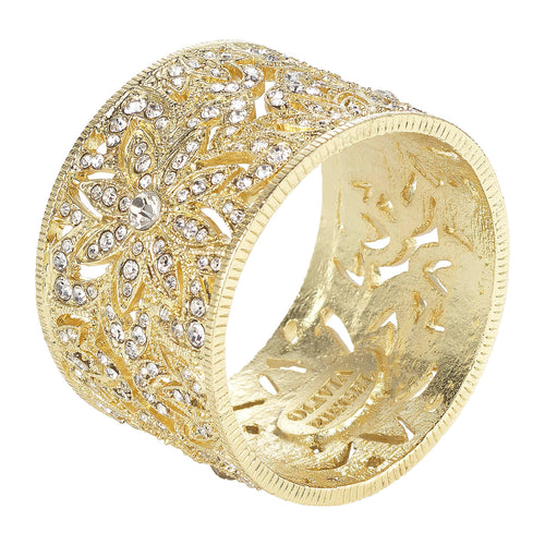 Olivia Riegel Gold Windsor Napkin Ring Set of 4