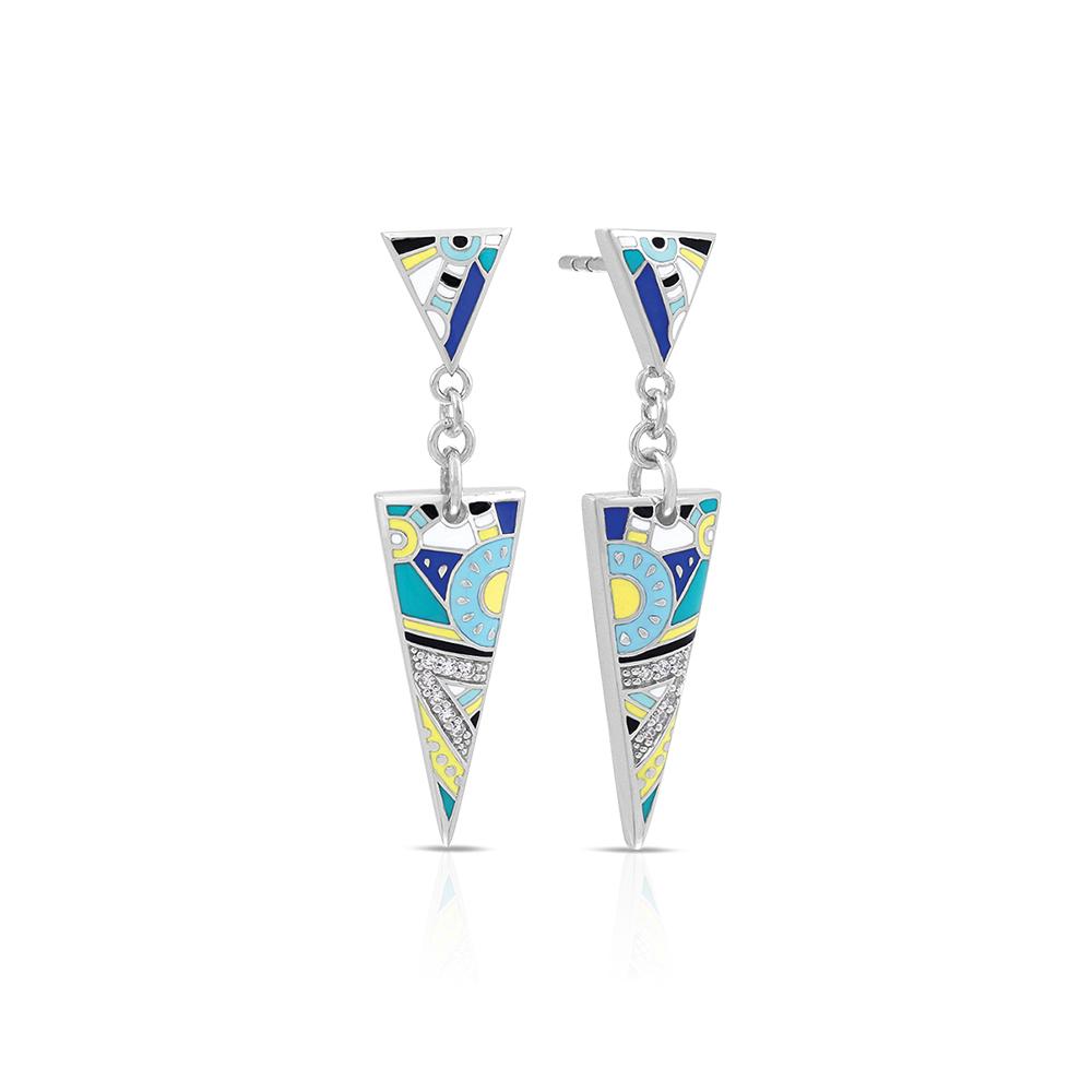 Belle Etoile Nairobi Earrings - Turquoise