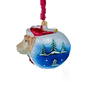 Vaillancourt Folk Art - Jingle Balls™ Yellow Lab Ornament