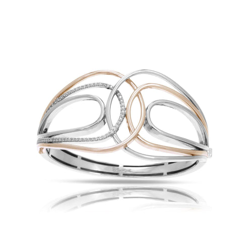 Belle Etoile Onda Bangle - Rose Gold