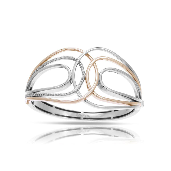 Load image into Gallery viewer, Belle Etoile Onda Bangle - Rose Gold
