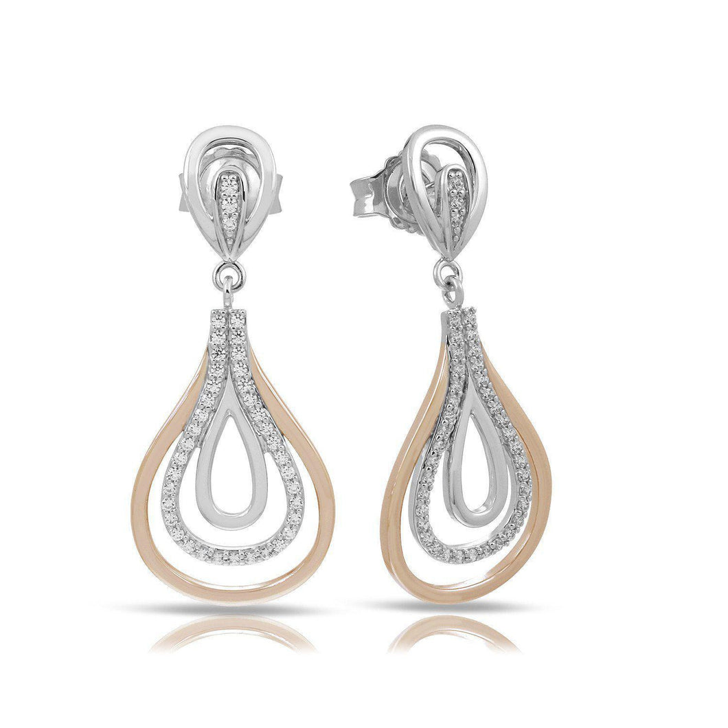 Belle Etoile Onda Earrings - Rose Gold