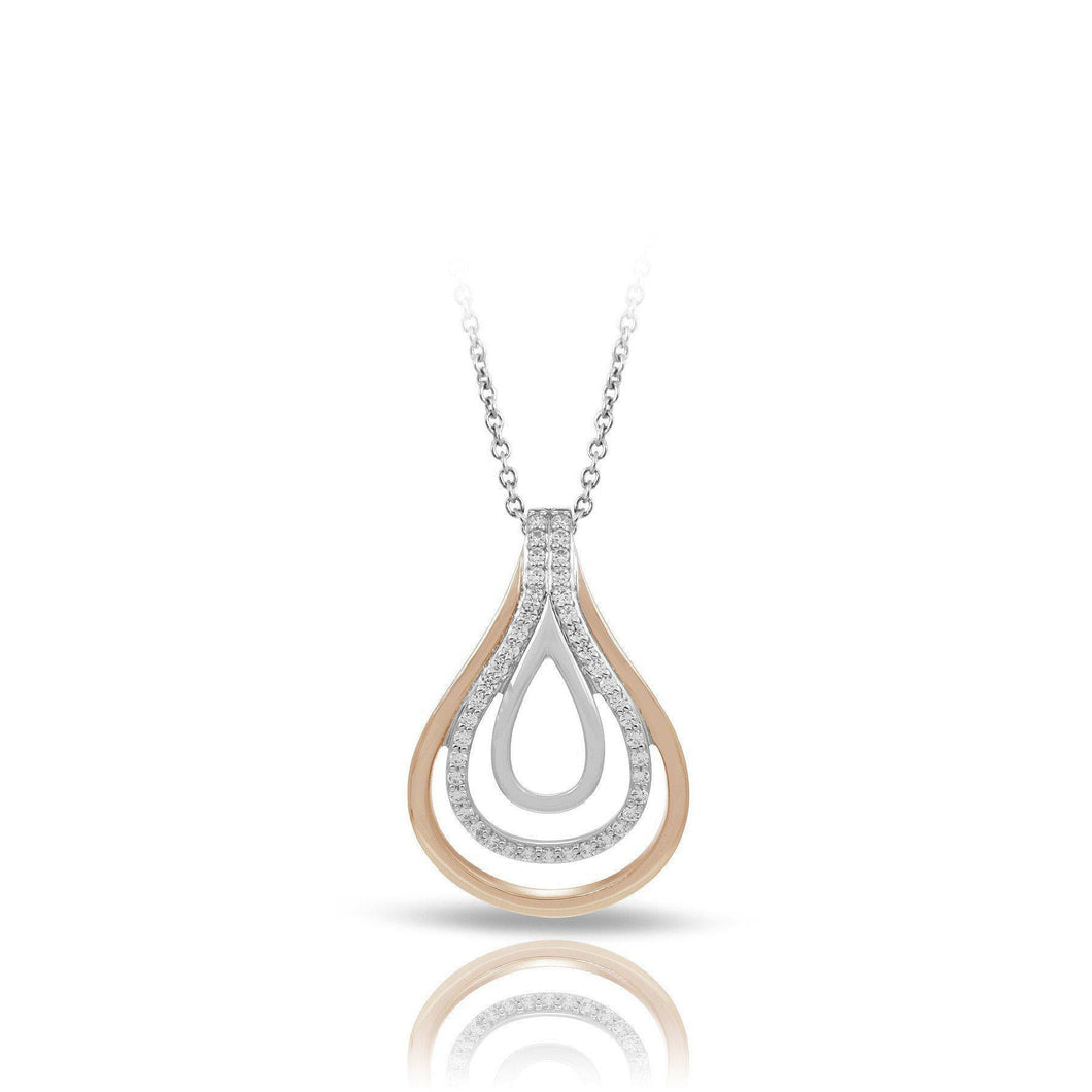 Belle Etoile Onda Pendant - Rose Gold