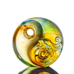 Liuli Crystal Paperweight, Mythical Creature, Dragon, The Beauty of Harmony