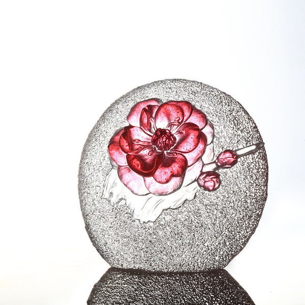 Load image into Gallery viewer, Liuli Crystal Flower, Plum Blossom, Burst of Spring
