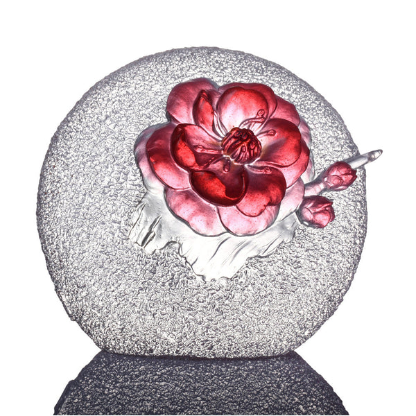Load image into Gallery viewer, Liuli Crystal Flower, Plum Blossom, Burst of Spring
