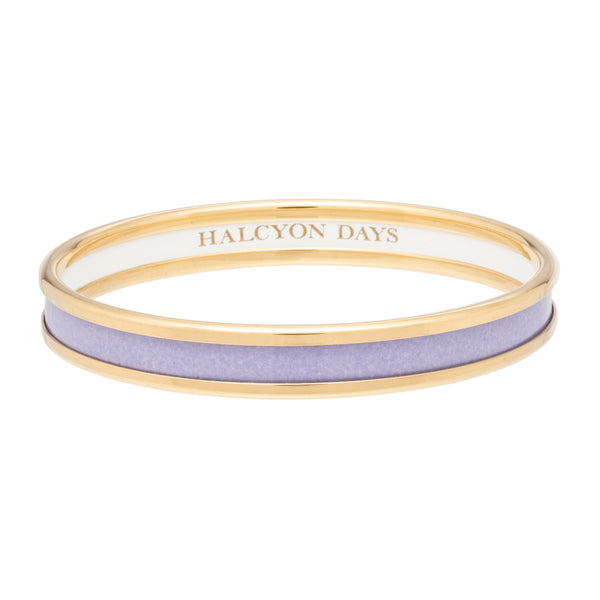 Load image into Gallery viewer, Halcyon Days - 6mm Lavender - Gold - Bangle
