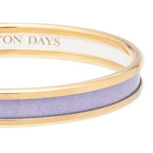 Halcyon Days - 6mm Lavender - Gold - Bangle