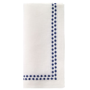 Bodrum Linens Pearls - Linen Napkins - Set of 4