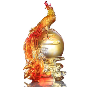 Liuli Crystal Mythical Creature, Phoenix, Splendor of the Phoenix