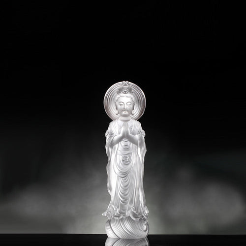 Liuli Crystal Buddha, Hechang Guanyin, Light Exists Because of Love-Wish (Collector's Edition)