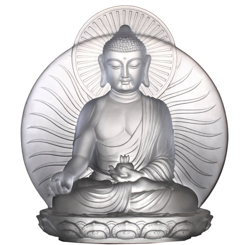Liuli Crystal Buddha, Medicine Buddha, Wishes for Sentient Beings