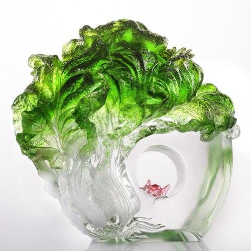 Liuli Crystal Cabbage, Kitchen Decor, Great Luck, Great Yield