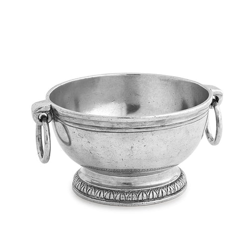 Arte Italica Peltro Small Bowl with Ring Handles