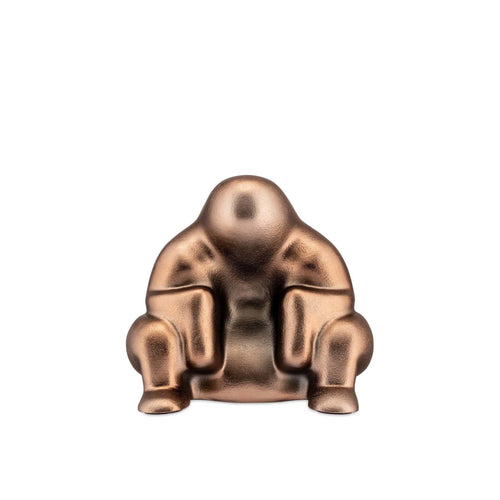 Alessi Dédé Doorstop Brown Metal