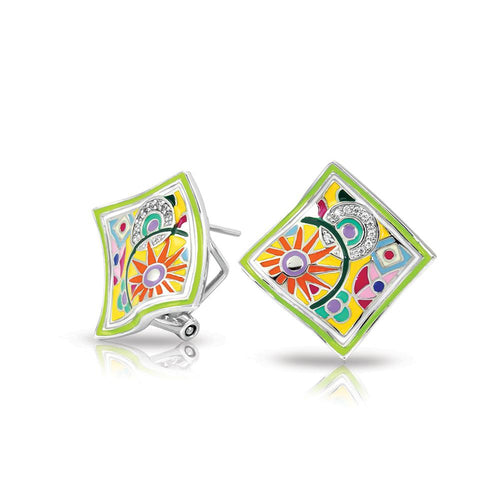Belle Etoile Pashmina Earrings - Yellow
