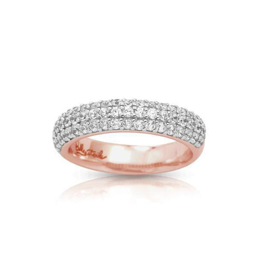 Belle Etoile Pavé Ring - Rose Gold