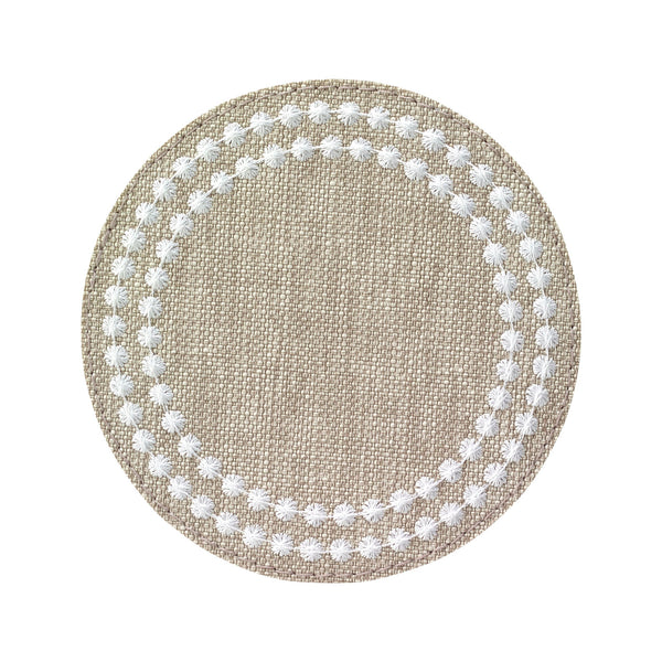 Load image into Gallery viewer, Bodrum Linens Pearls Coasters - Set of 4
