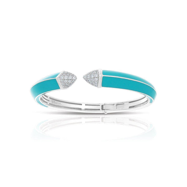 Load image into Gallery viewer, Belle Etoile Pyramid Bangle - Turquoise
