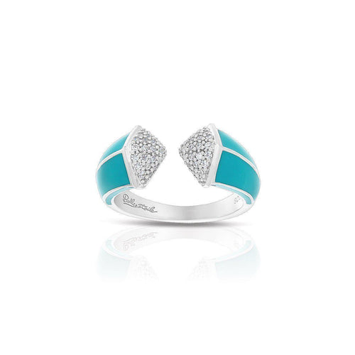 Belle Etoile Pyramid Ring - Turquoise
