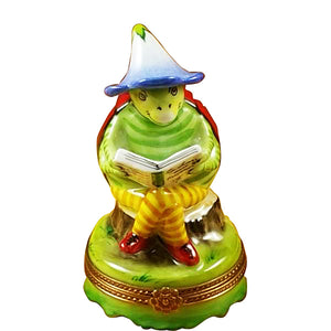 Rochard "Ladybug with Book" Limoges Box