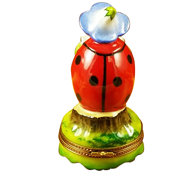 Load image into Gallery viewer, Rochard &quot;Ladybug with Book&quot; Limoges Box
