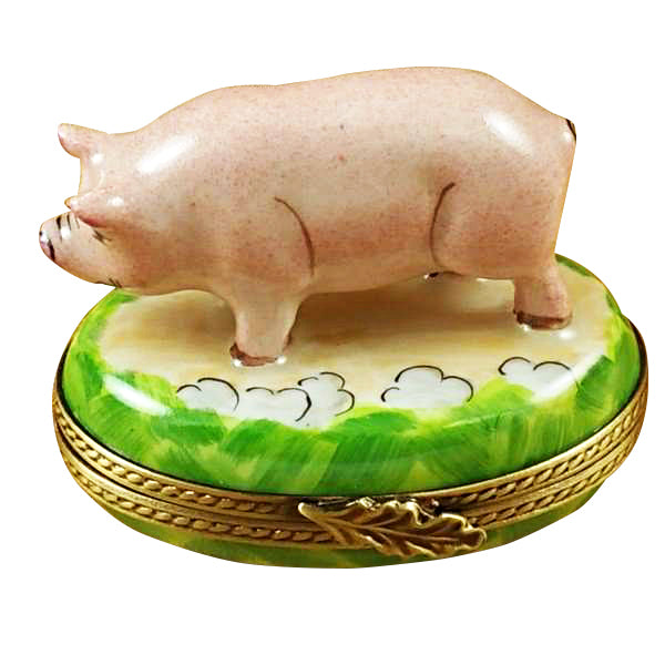 Load image into Gallery viewer, Rochard &quot;Pig&quot; Limoges Box
