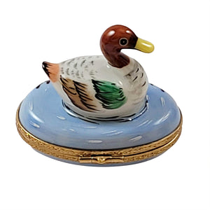 Rochard "Mallard Duck" Limoges Box