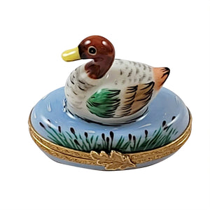 Rochard "Mallard Duck" Limoges Box