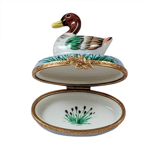 Rochard "Mallard Duck" Limoges Box