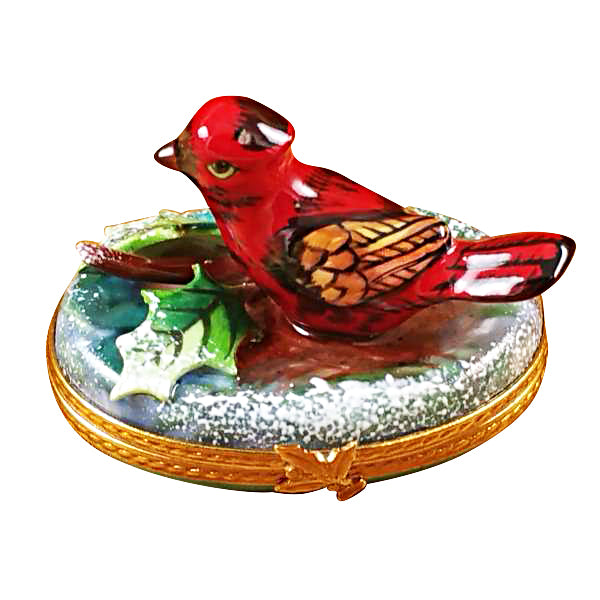Load image into Gallery viewer, Rochard &quot;Cardinal&quot; Limoges Box
