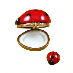 Rochard "Ladybug with Baby" Limoges Box