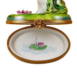 Rochard "Frog with Crown" Limoges Box