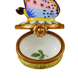 Rochard "Mini Butterfly on Daisy" Limoges Box
