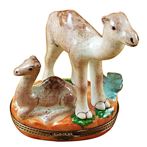 Rochard "Camel with Baby" Limoges Box