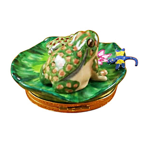 Rochard "Frog and Baby" Limoges Box