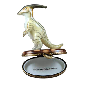 Rochard "Parasaurolophus - Hammerhead Dinosaur" Limoges Box