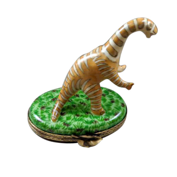 Load image into Gallery viewer, Rochard &quot;Brachiosaurus Long Neck, Long Tail Dinosaur&quot; Limoges Box
