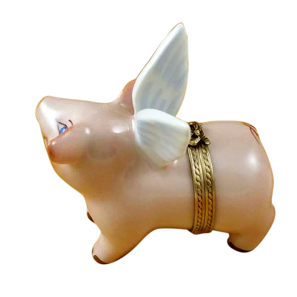 Load image into Gallery viewer, Rochard &quot;Flying Pig&quot; Limoges Box
