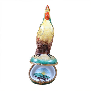 Rochard "Tall Rooster" Limoges Box