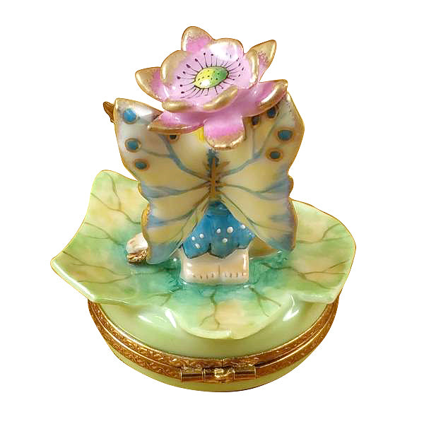 Load image into Gallery viewer, Rochard &quot;Flower Fairy Pink&quot; Limoges Box
